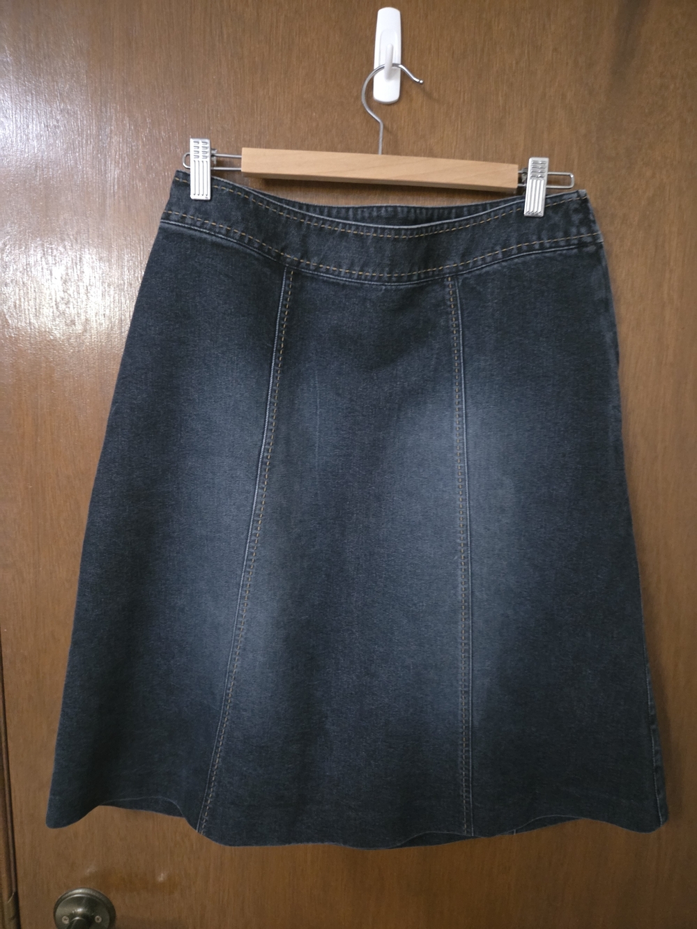 Vintage Jacob Dark Blue Denim A-Line Skirt